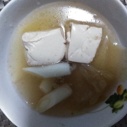 ローソン豆腐使いたいです⤴️
湯豆腐シンプルで
美味しかったです(+_+)
